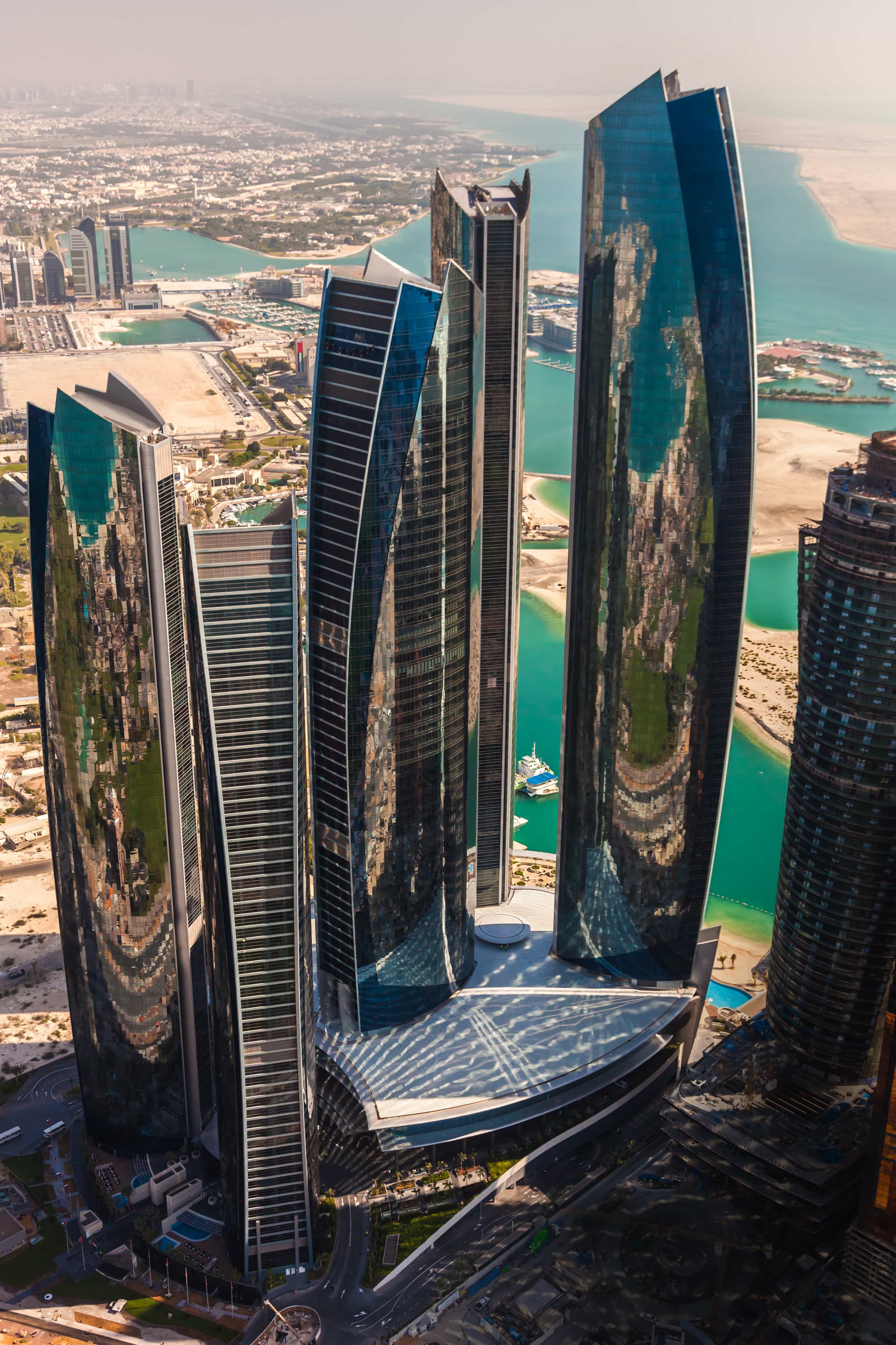 Etihad Towers - Motorized Roller Shade